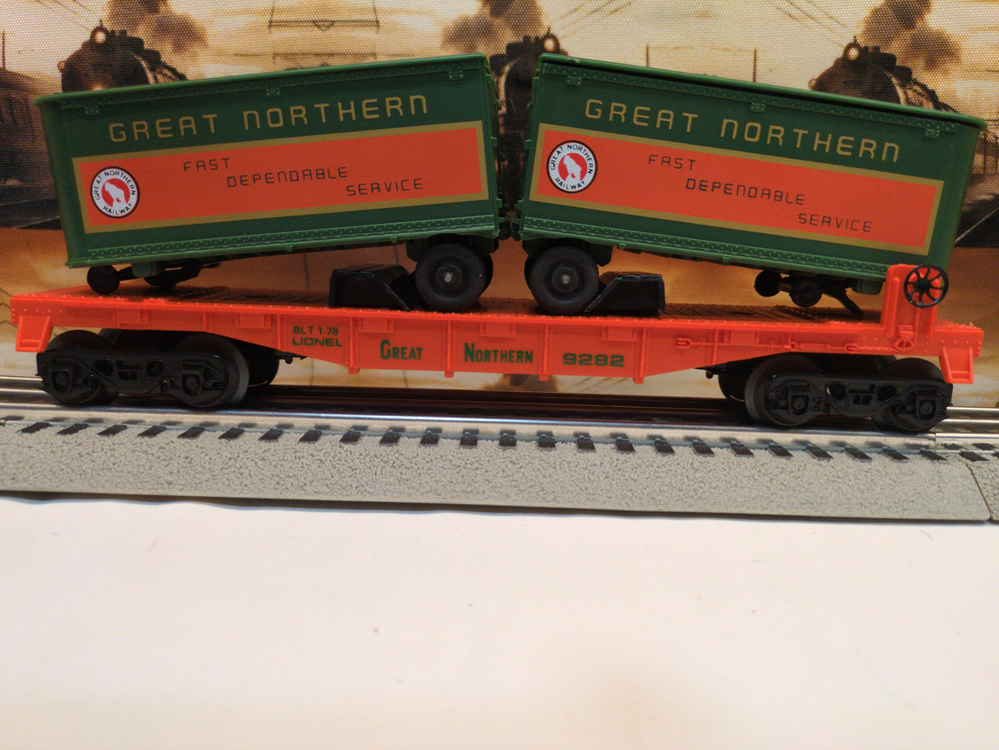 Lionel Great Northern Flatcar 6-9282