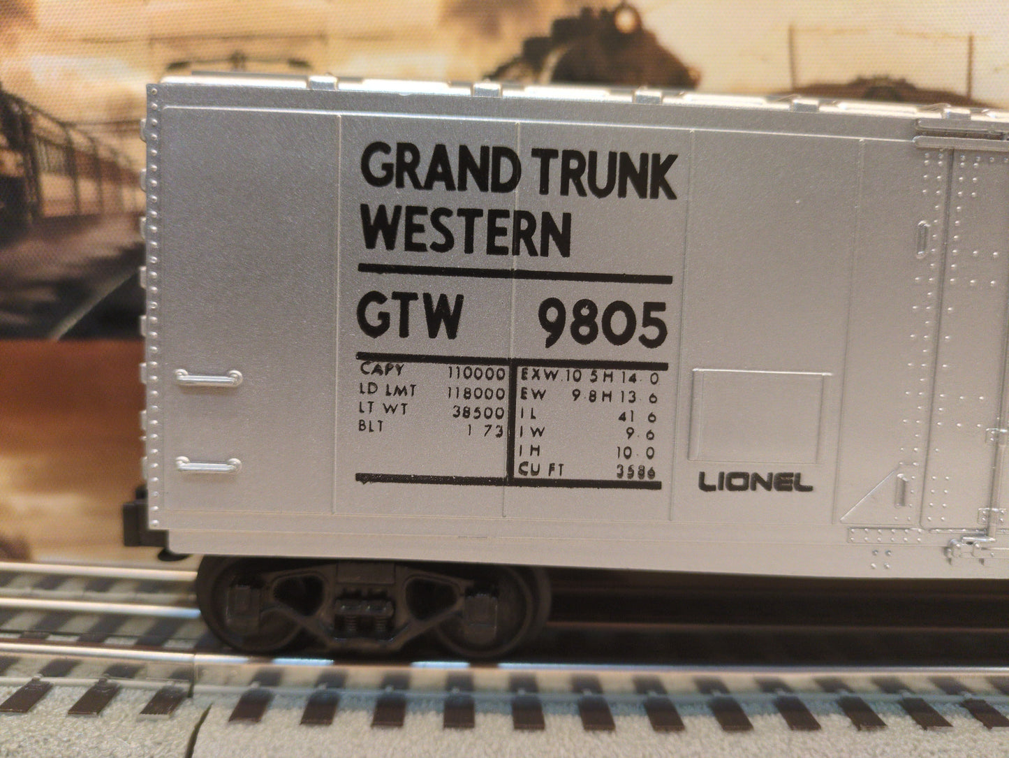Lionel Grand Trunk Refrigerator Car 6-9805