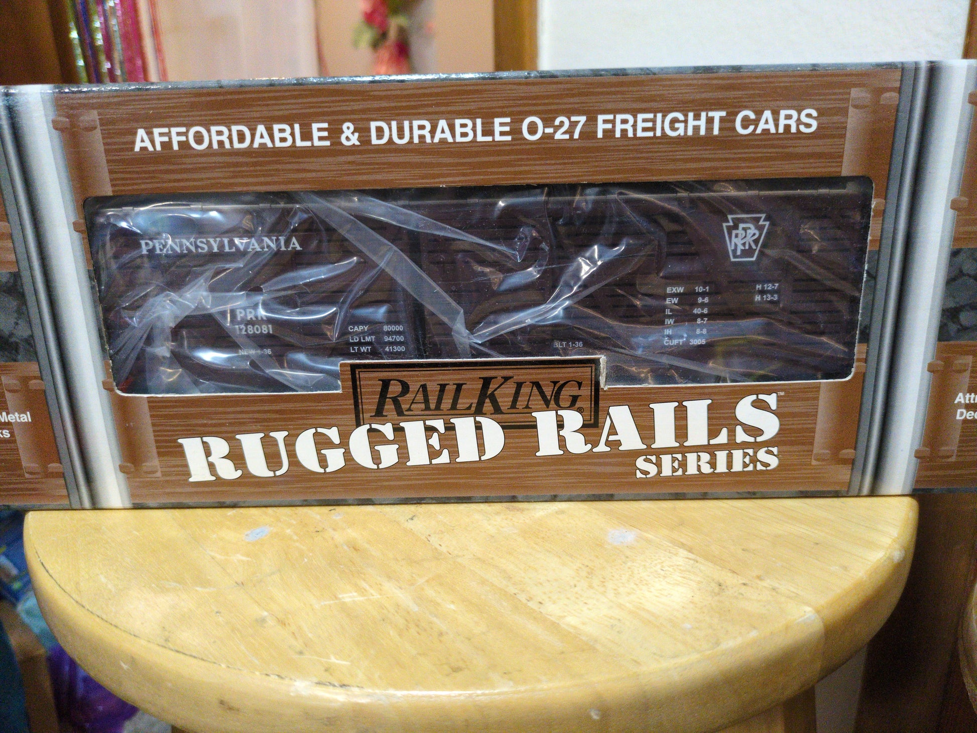 MTH RailKing Rugged Rails Pennsylvania Stock Car 33-7703