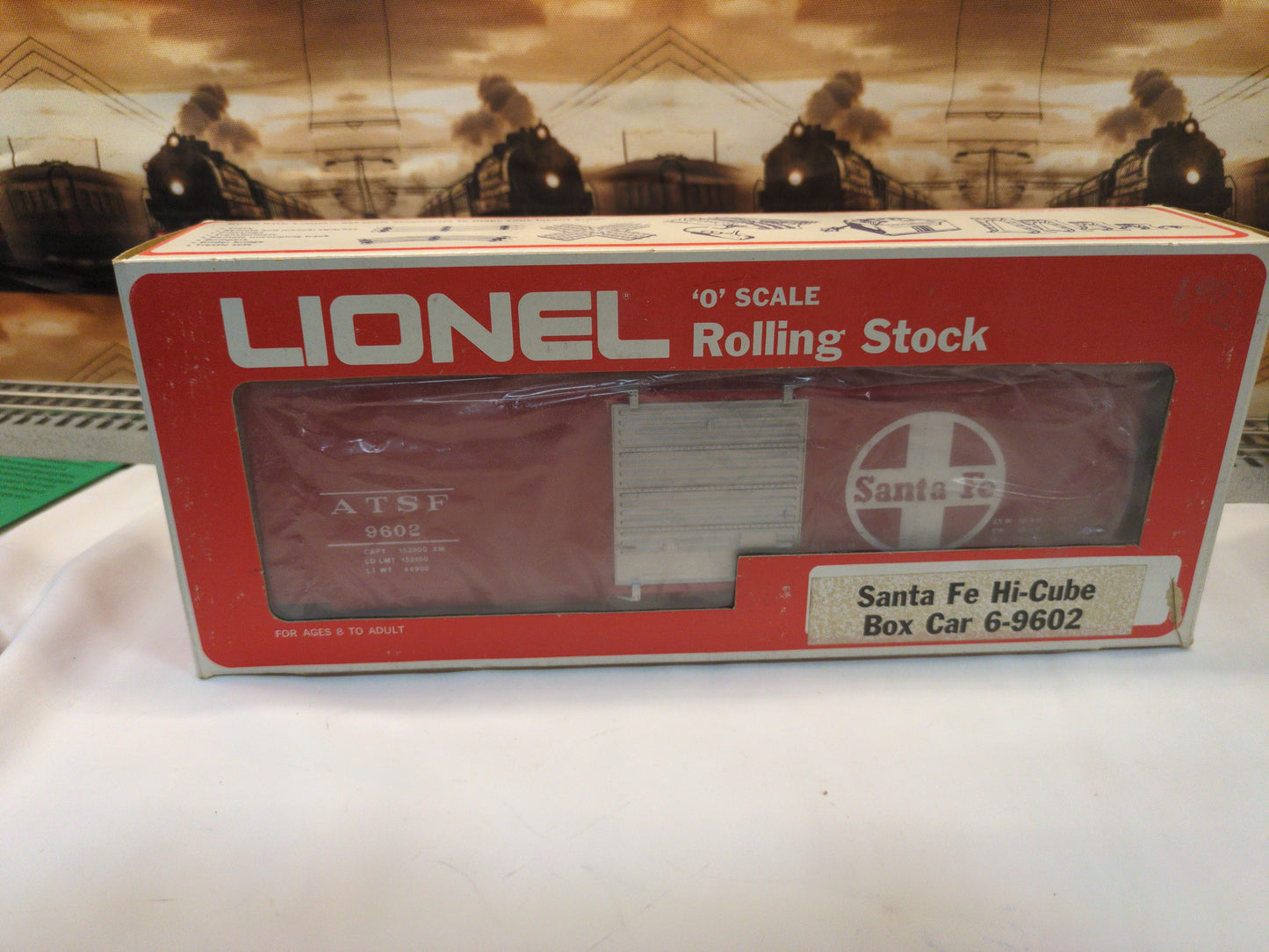 Lionel Santa Fe Hi-Cube Boxcar 6-9602