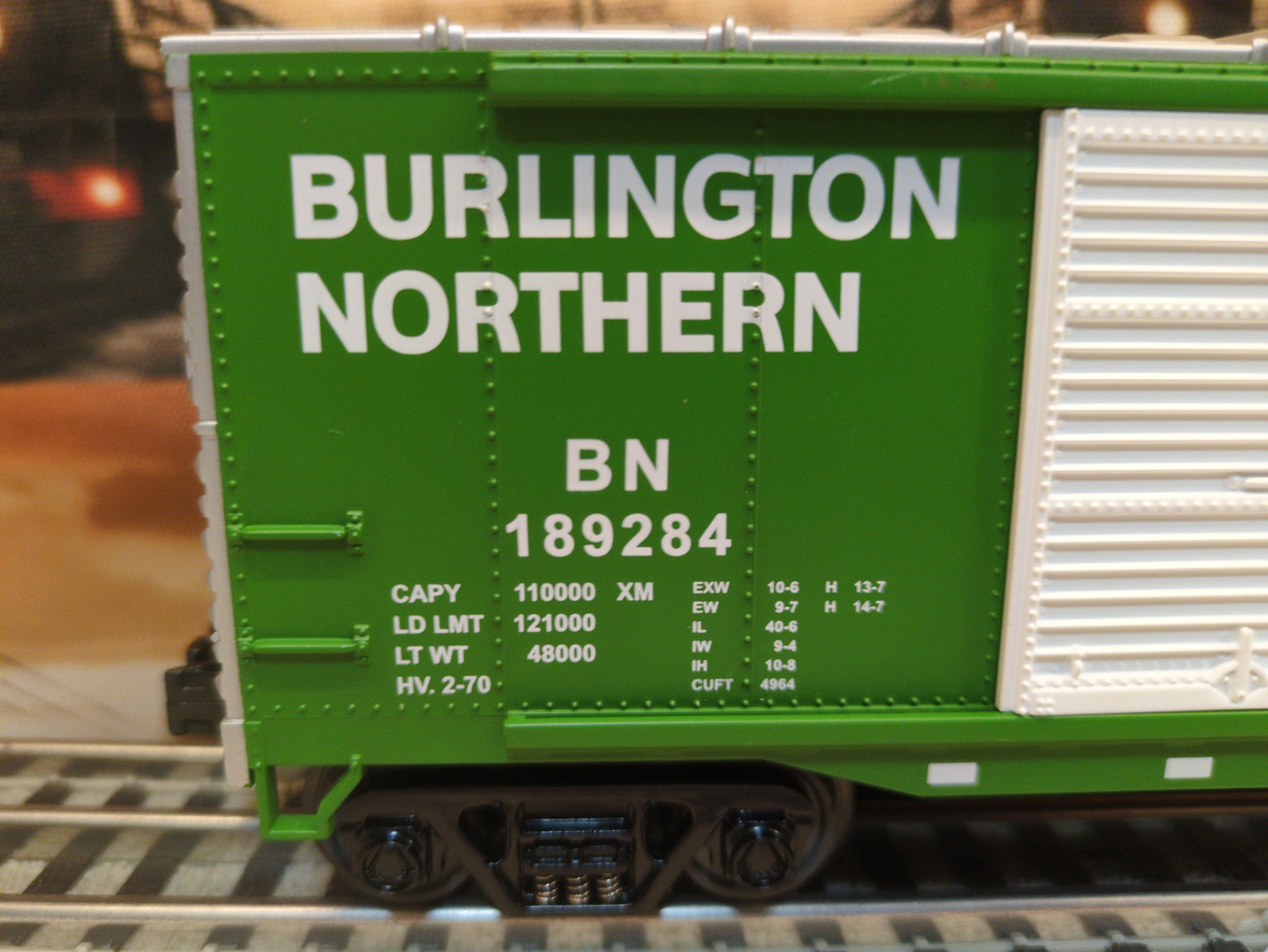 MTH RailKing Burlington Northern Double Door Boxcar 30-7456