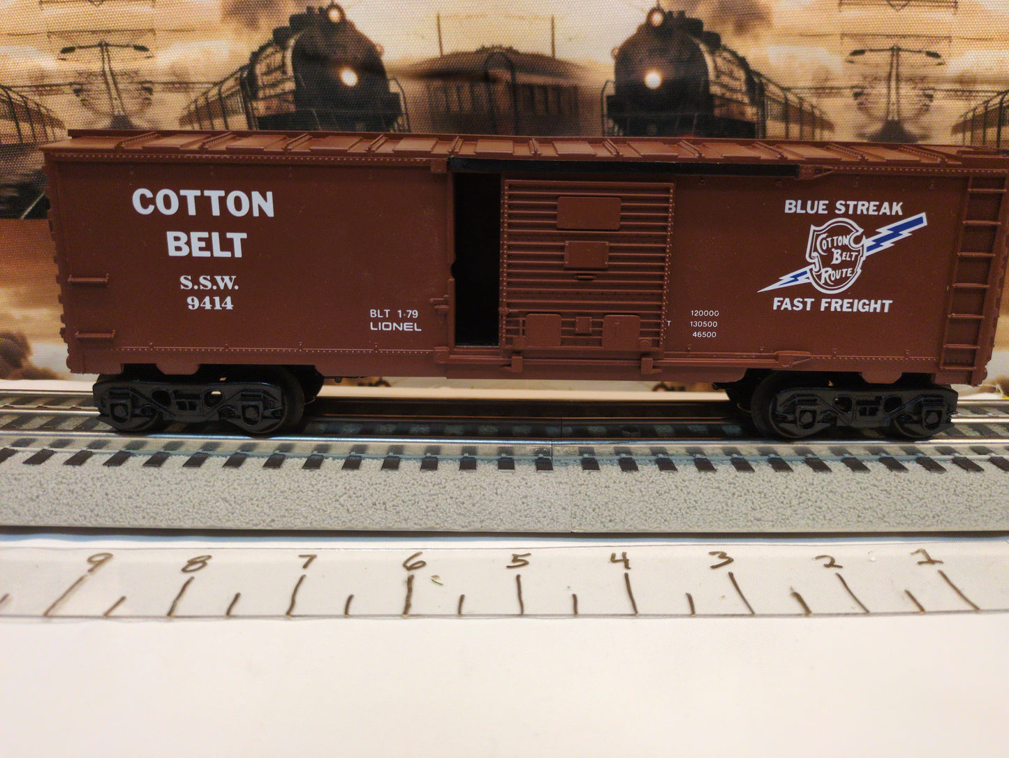 Lionel Cotton Belt Boxcar 6-9414