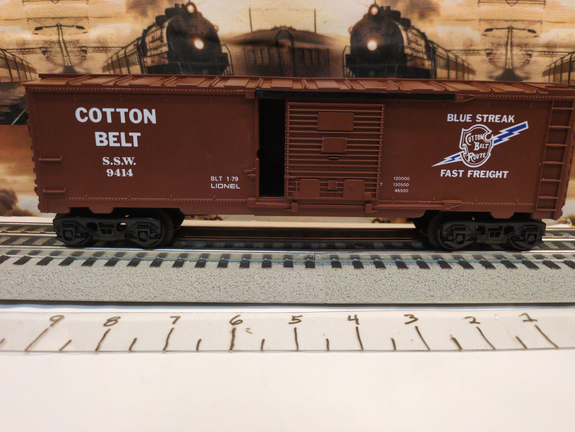 Lionel Cotton Belt Boxcar 6-9414
