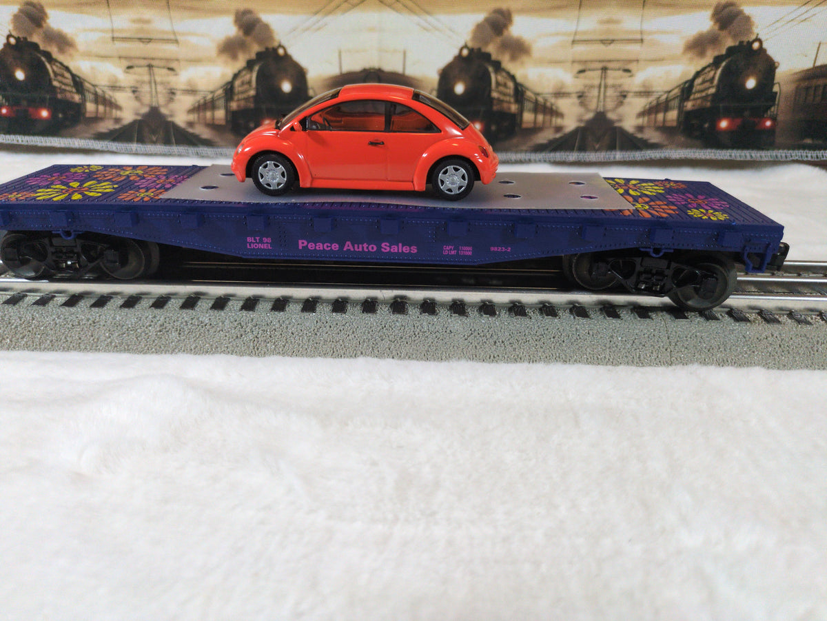 Lionel Flat Car with Volkswagon Bug 6-19444 NIB
