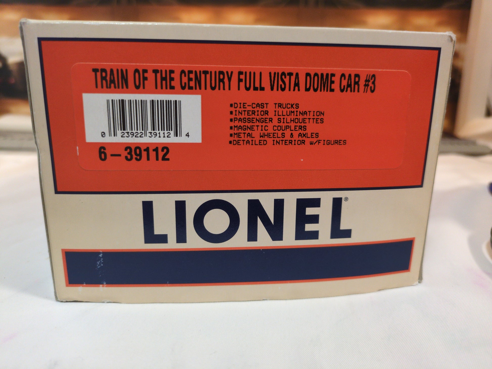 Lionel Train of the Century Vista Dome Car #3 6-39112
