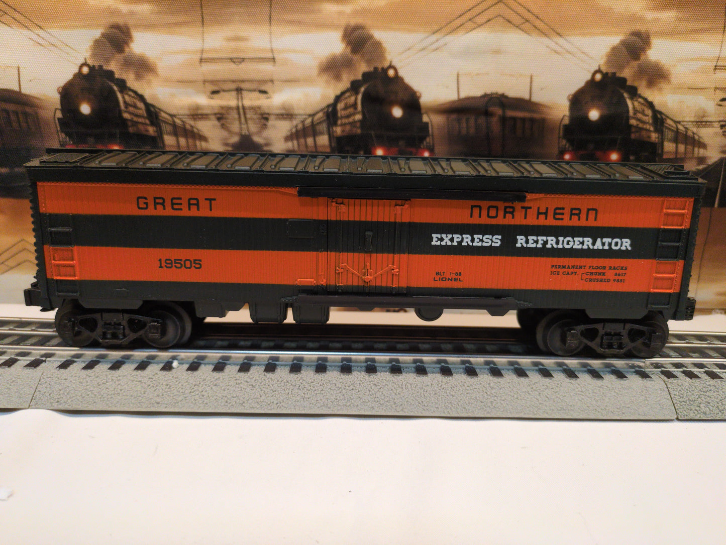 Lionel Great Northern Refrigerator Car 6-19505