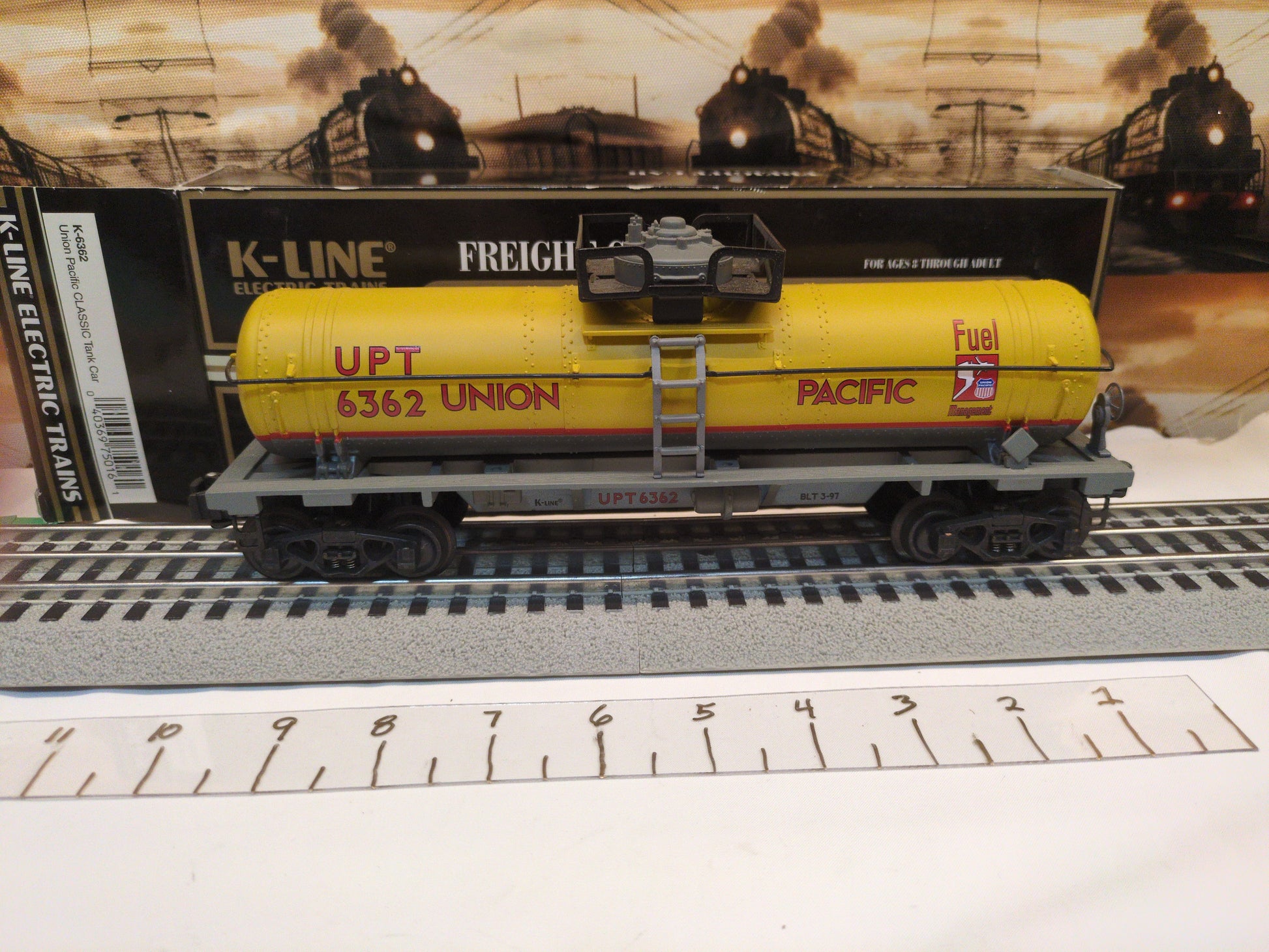 K-Line Union Pacific Single Dome Tank Car K-6362