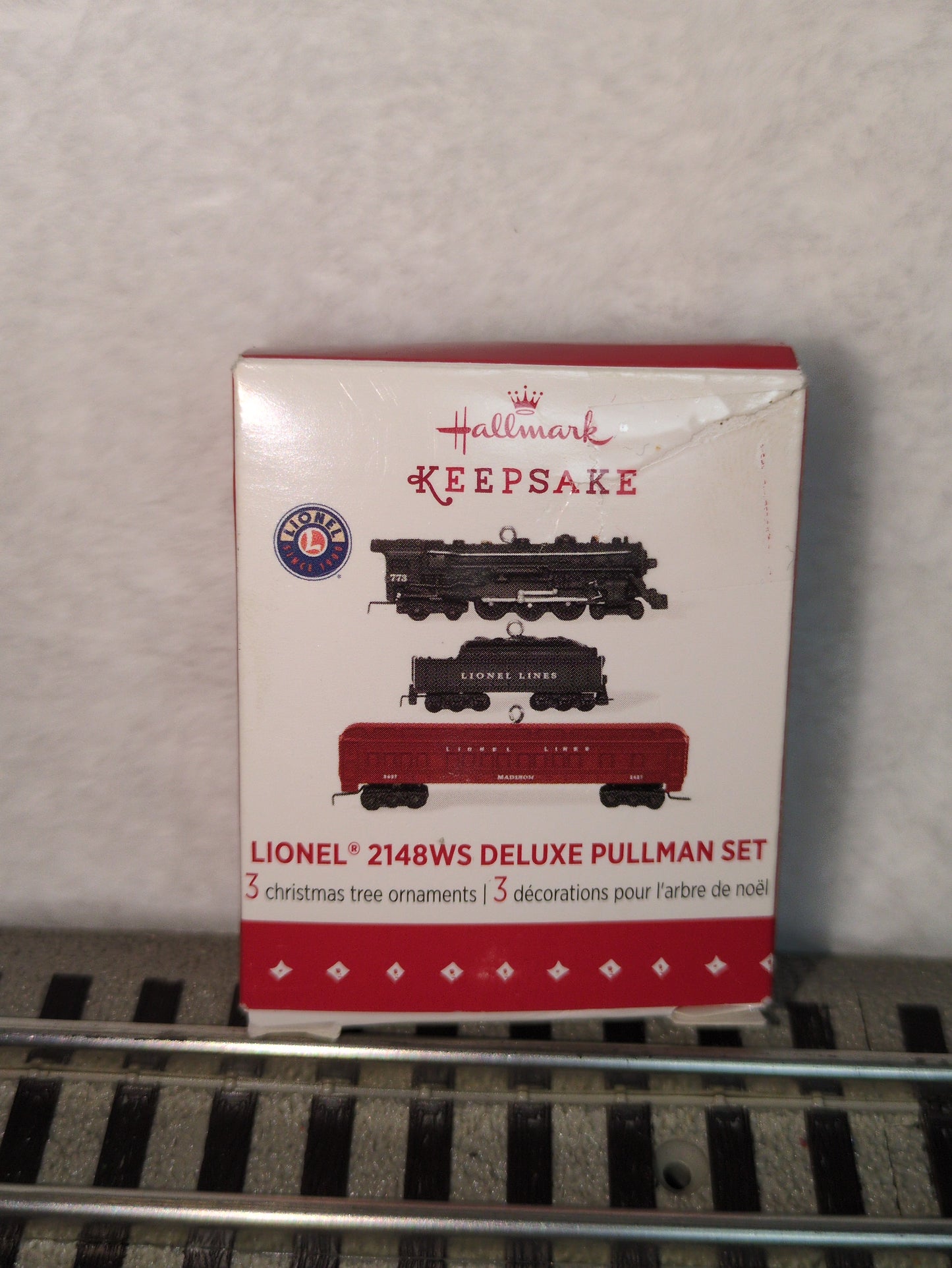 Hallmark Lionel 2148ws deluxe Pullman set ornament (2015)