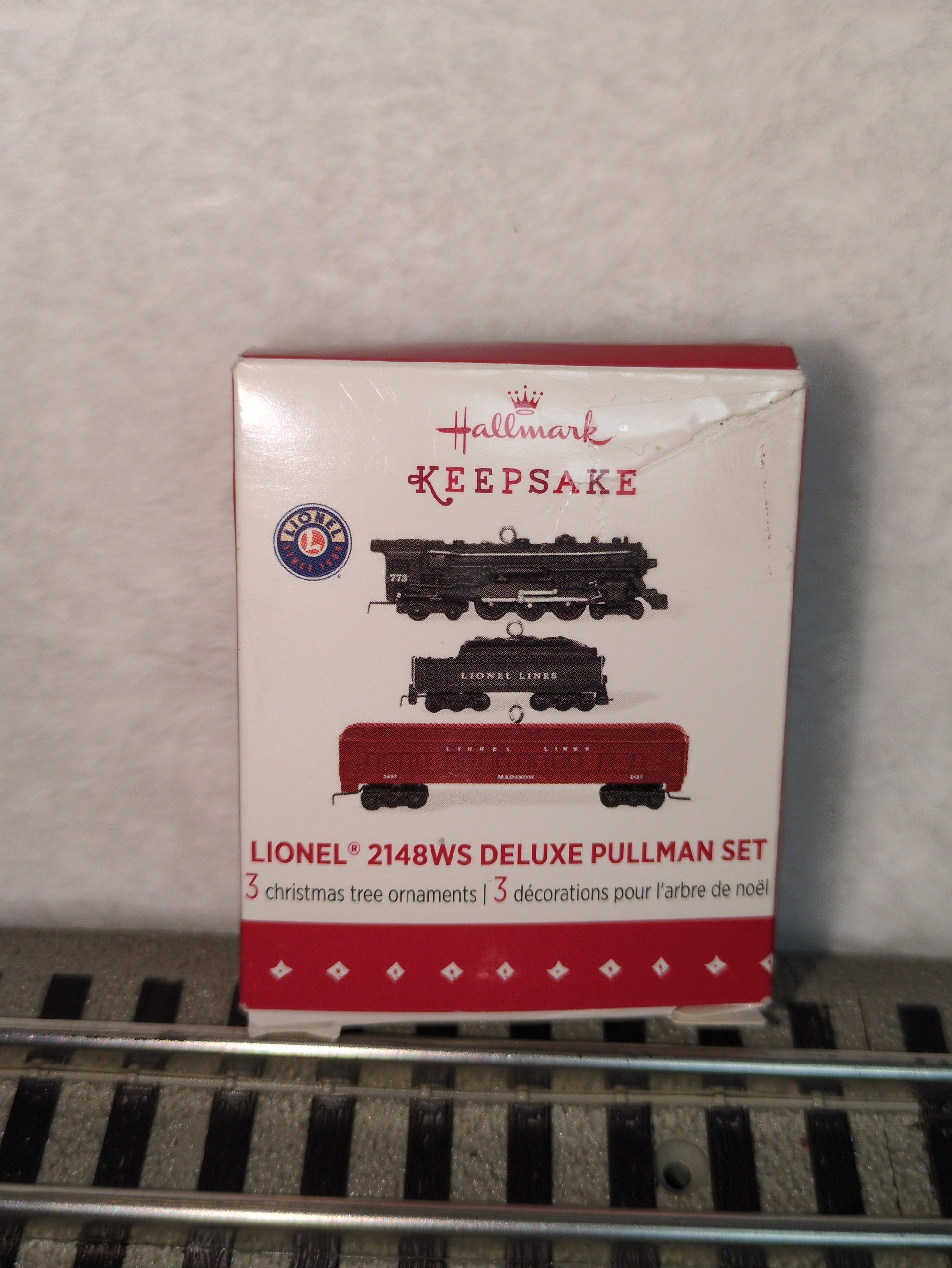 Hallmark Lionel 2148ws deluxe Pullman set ornament (2015)