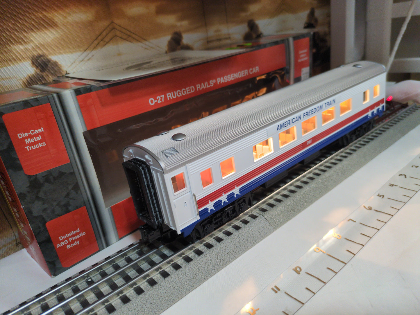MTH RailKing Rugged Rails  American Freedom Train Passenger Car 30-6162