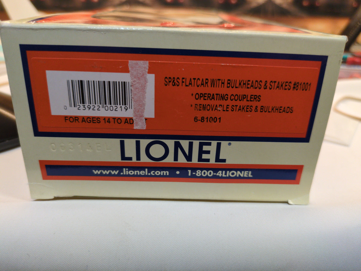 Lionel SP&S Flat Car 6-81001