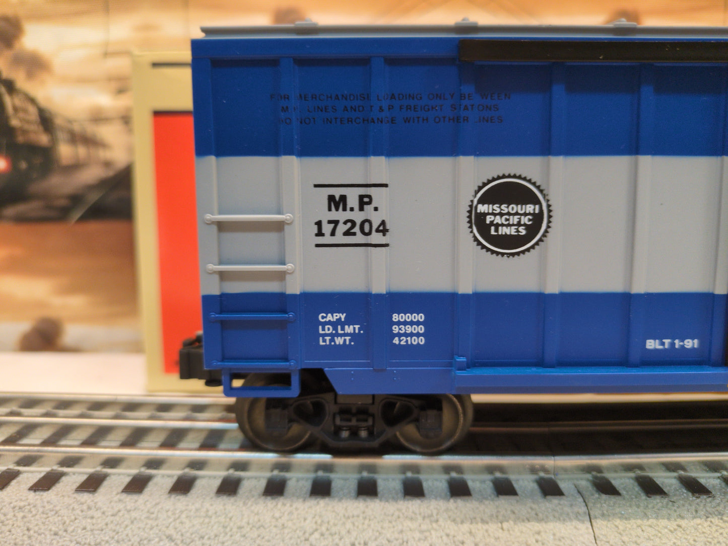 Lionel Missouri Pacific Boxcar 6-17204