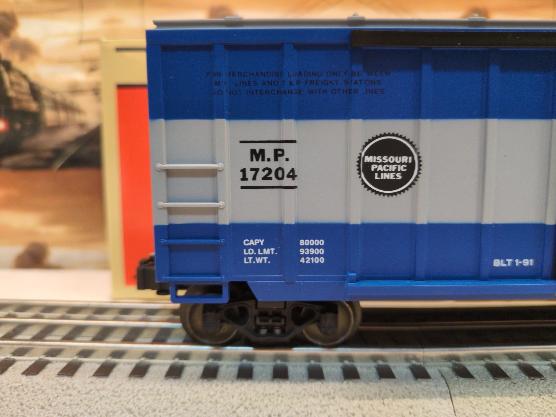 Lionel Missouri Pacific Boxcar 6-17204