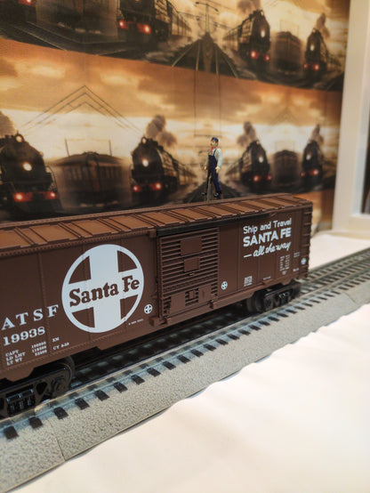 Lionel 6-36776 Santa Fe Walking Brakeman Box Car 