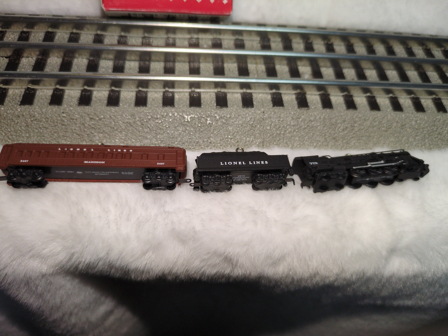 Hallmark Lionel 2148ws deluxe Pullman set ornament (2015)