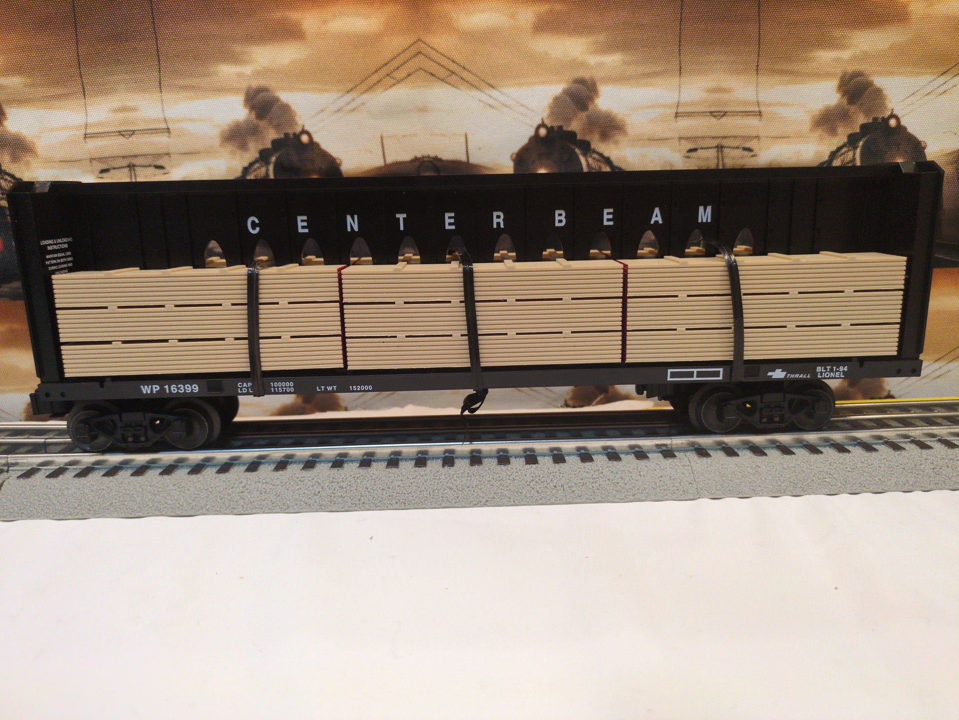 Lionel Western Pacific Flatcar 6-16399