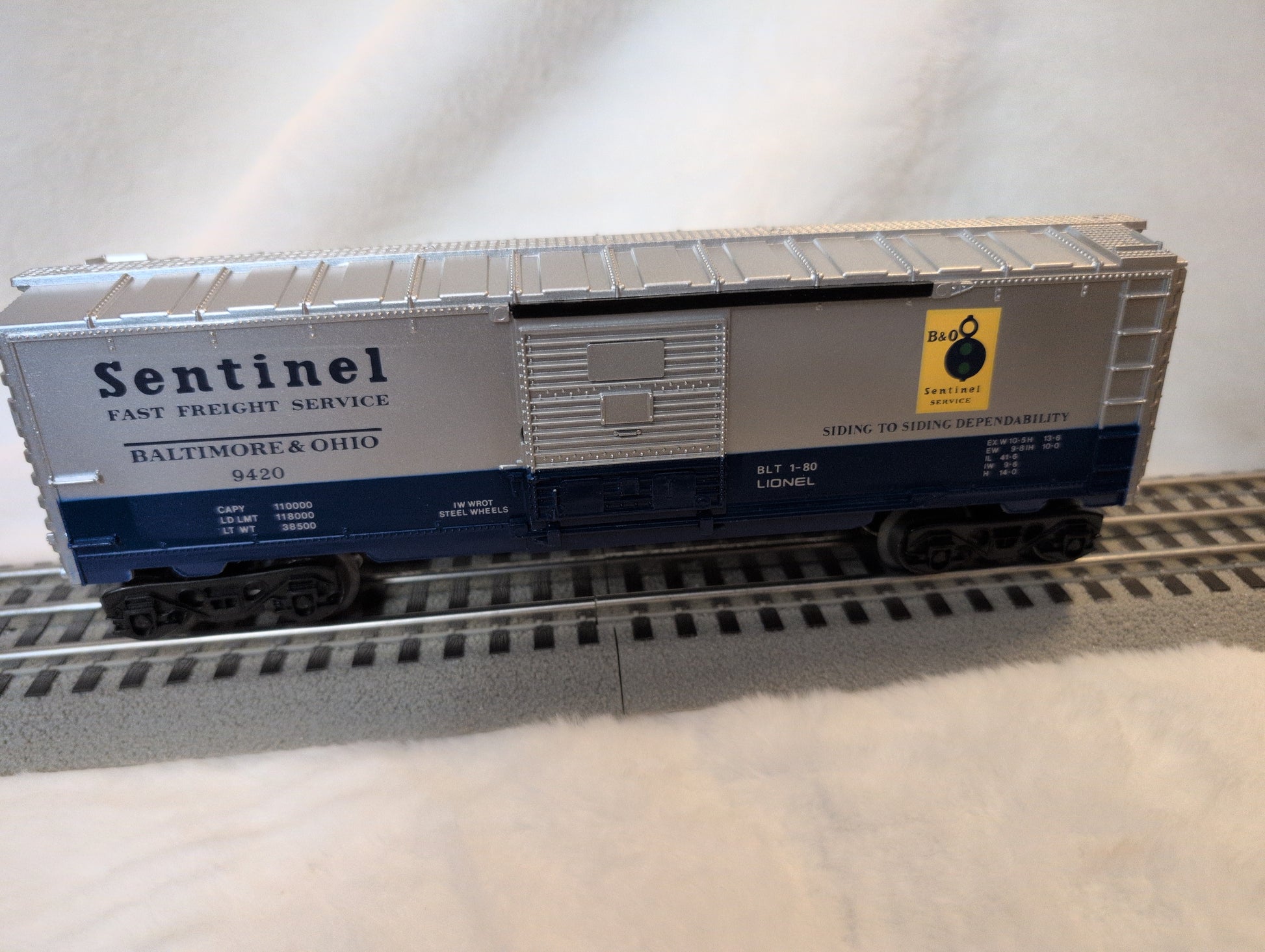 Lionel 6-9420 Baltimore And Ohio Box Car 