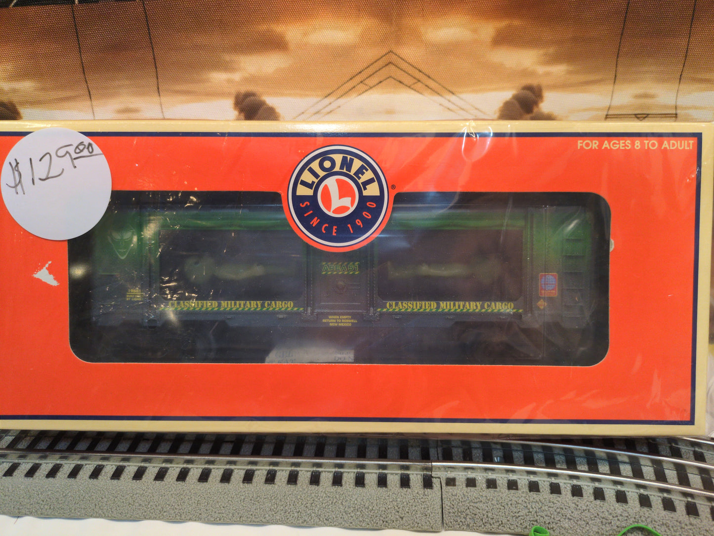 Lionel Alien Suspended Animation Aquarium Car RARE 6-19681