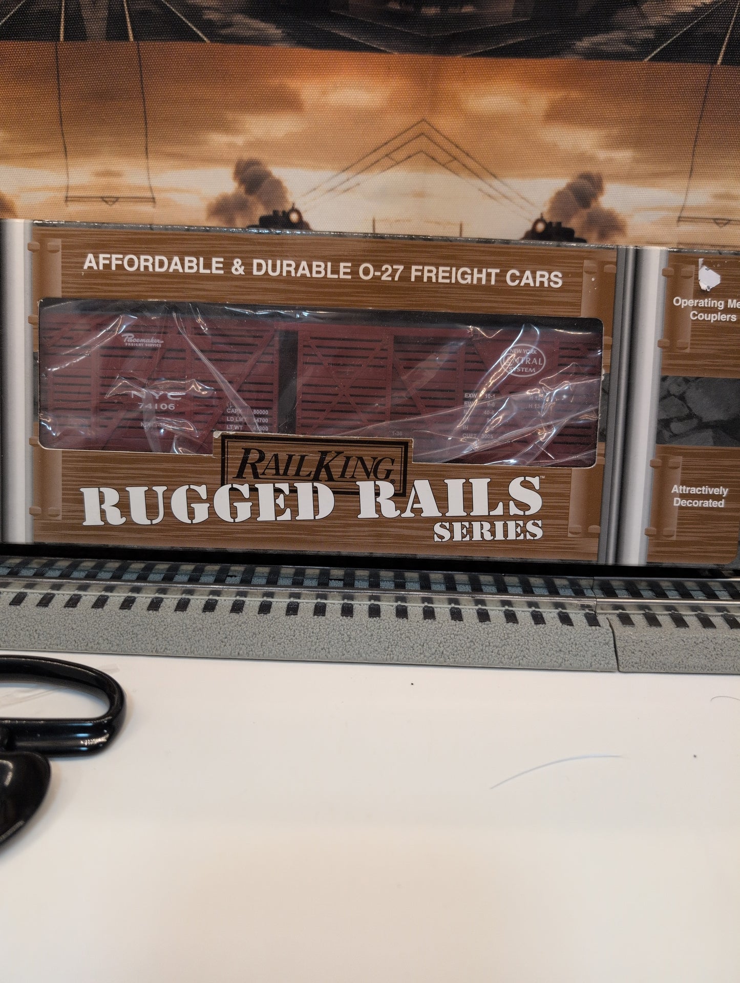 MTH 33-7701 Rugged Rails York Central Stock Car 