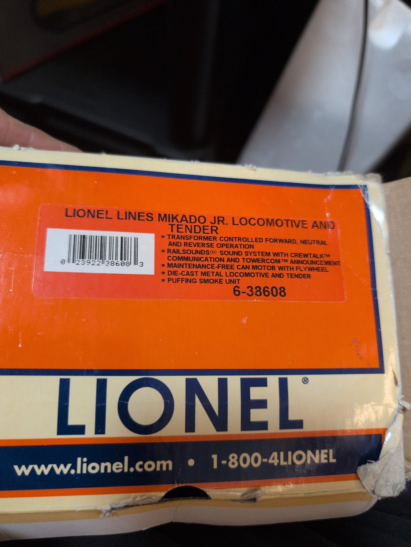 Lionel Lines Steam Locomotive 6-38608