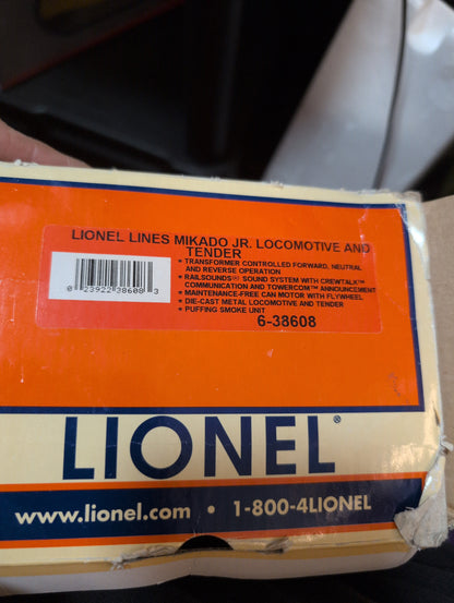 Lionel Lines Steam Locomotive 6-38608
