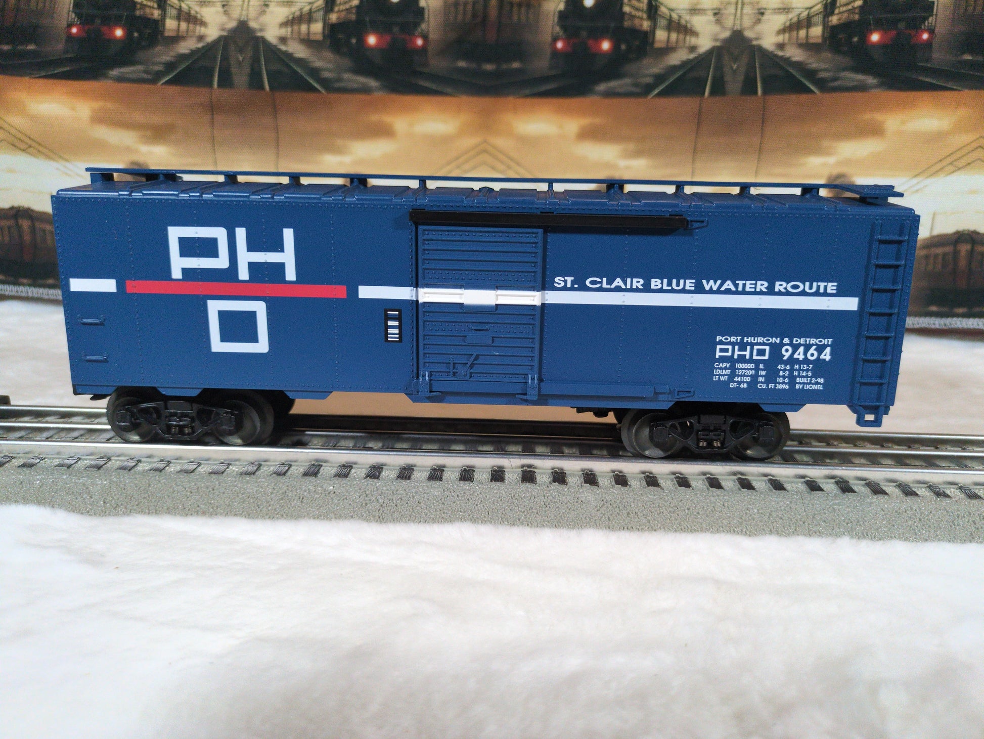 Lionel Port Huron and Detroit Die-Cast Boxcar 6-17234