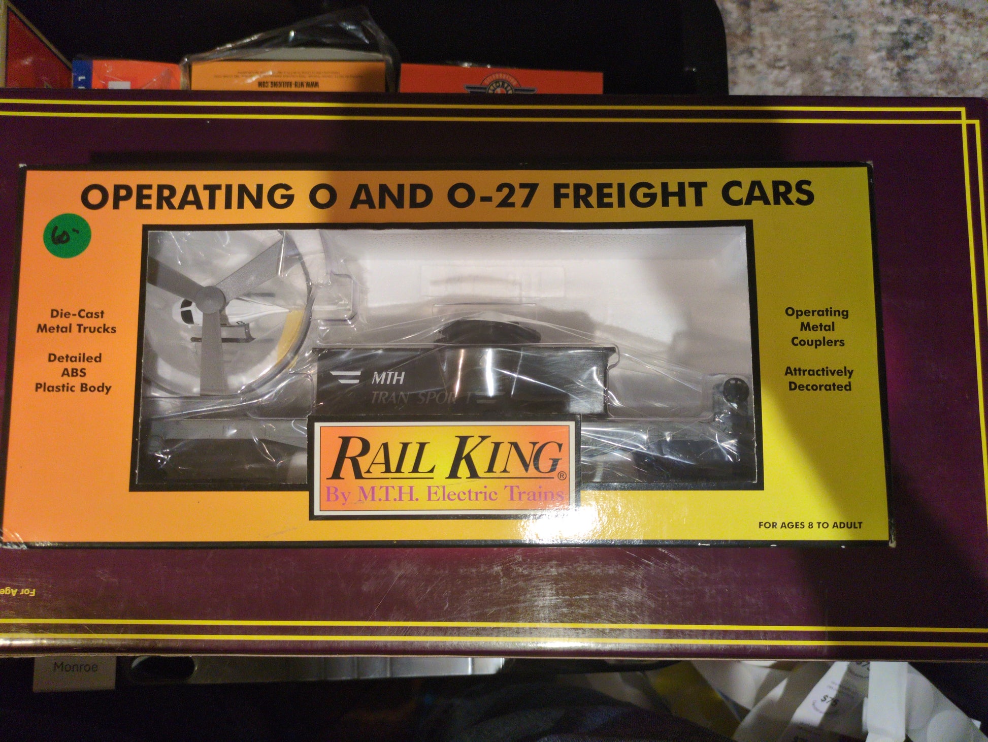 MTH RailKing Transport Helicopter Flatcar 30-7658