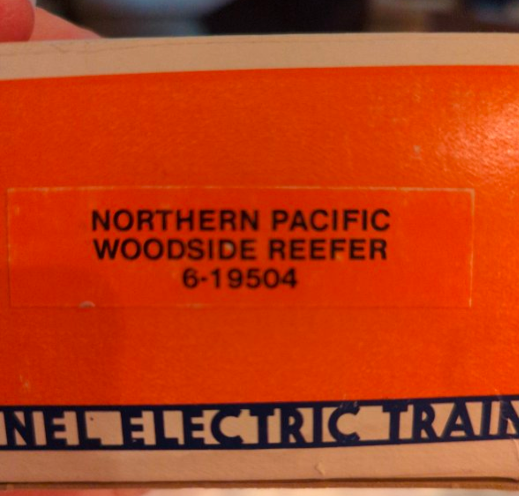 Lionel 6-19504 Northern Pacific Refrigerator Car 