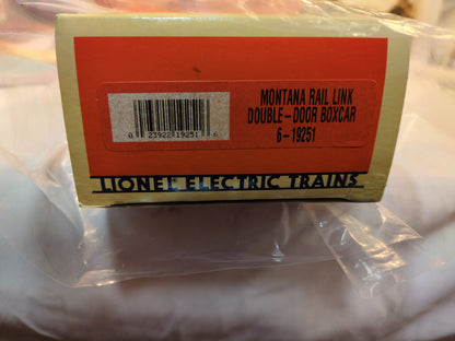 Lionel Montana Rail Link Boxcar 6-19251