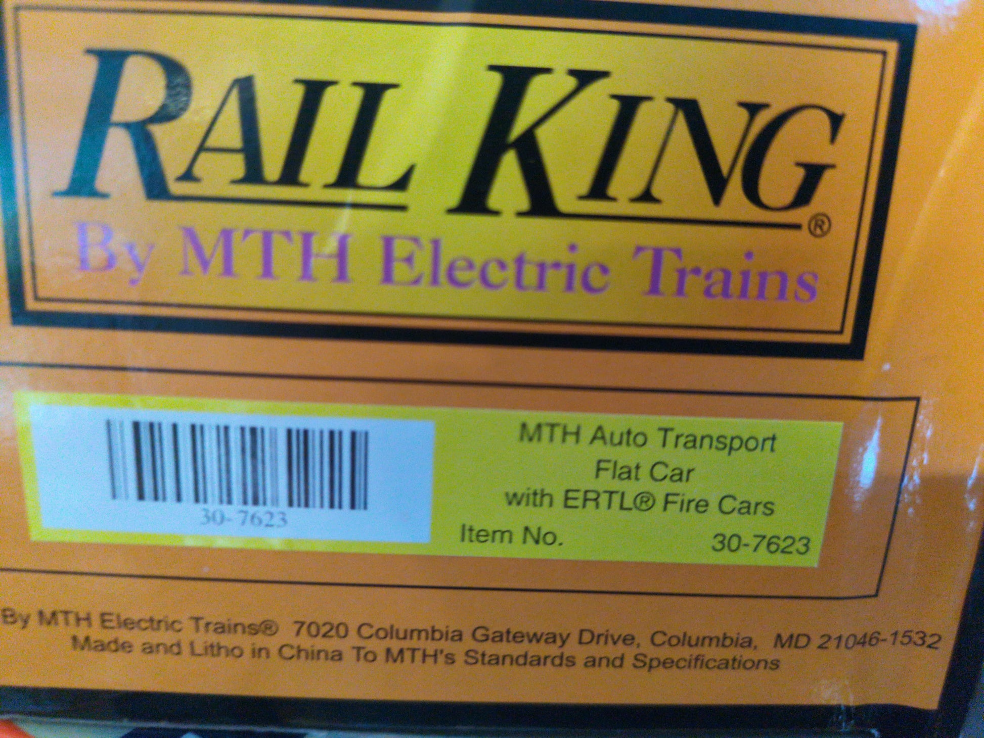 MTH RailKing Lionel Lines Flatcar 30-7623