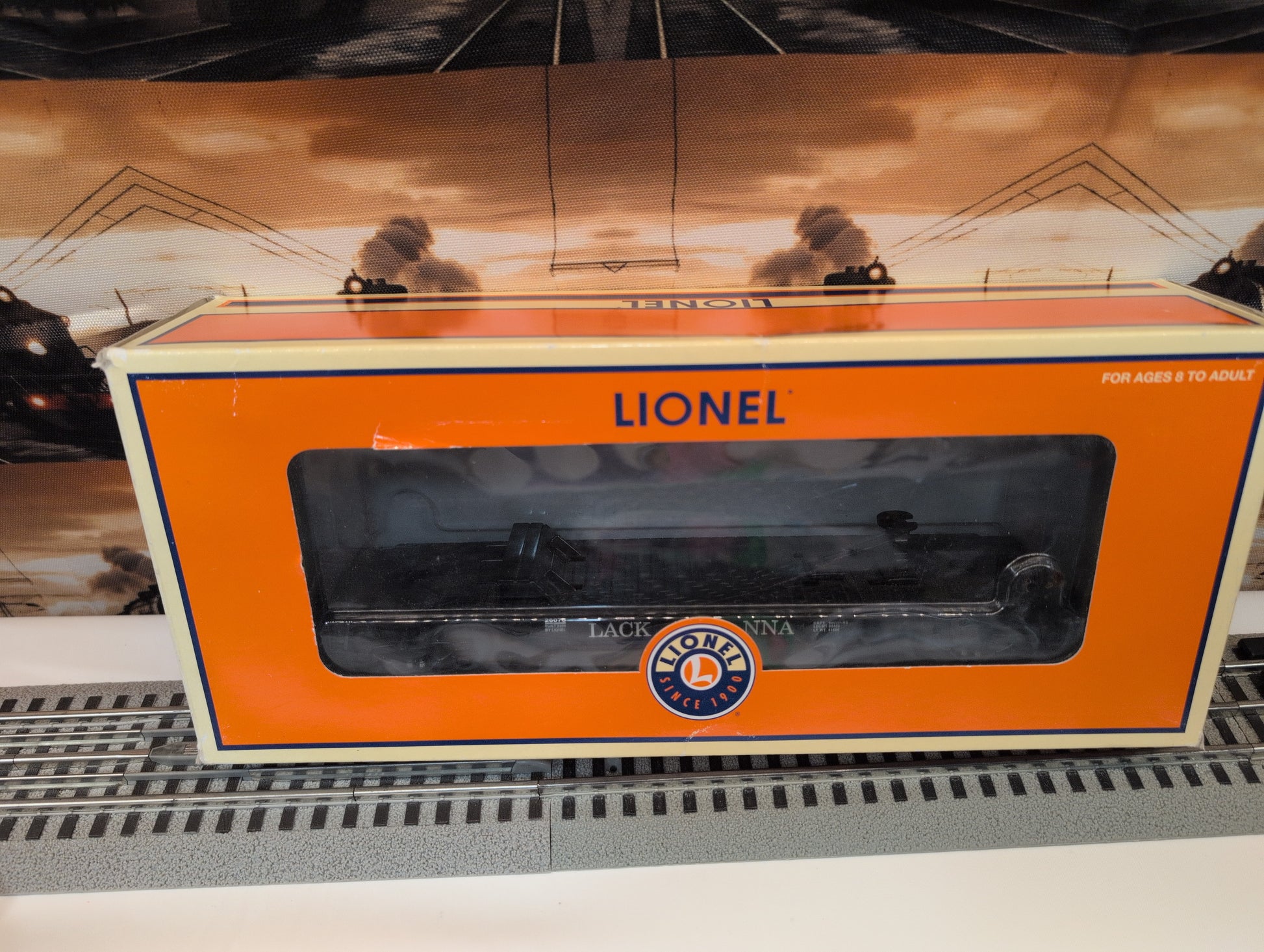 Lionel 6-26076 Erie Lackawanna Flatcar  NIB