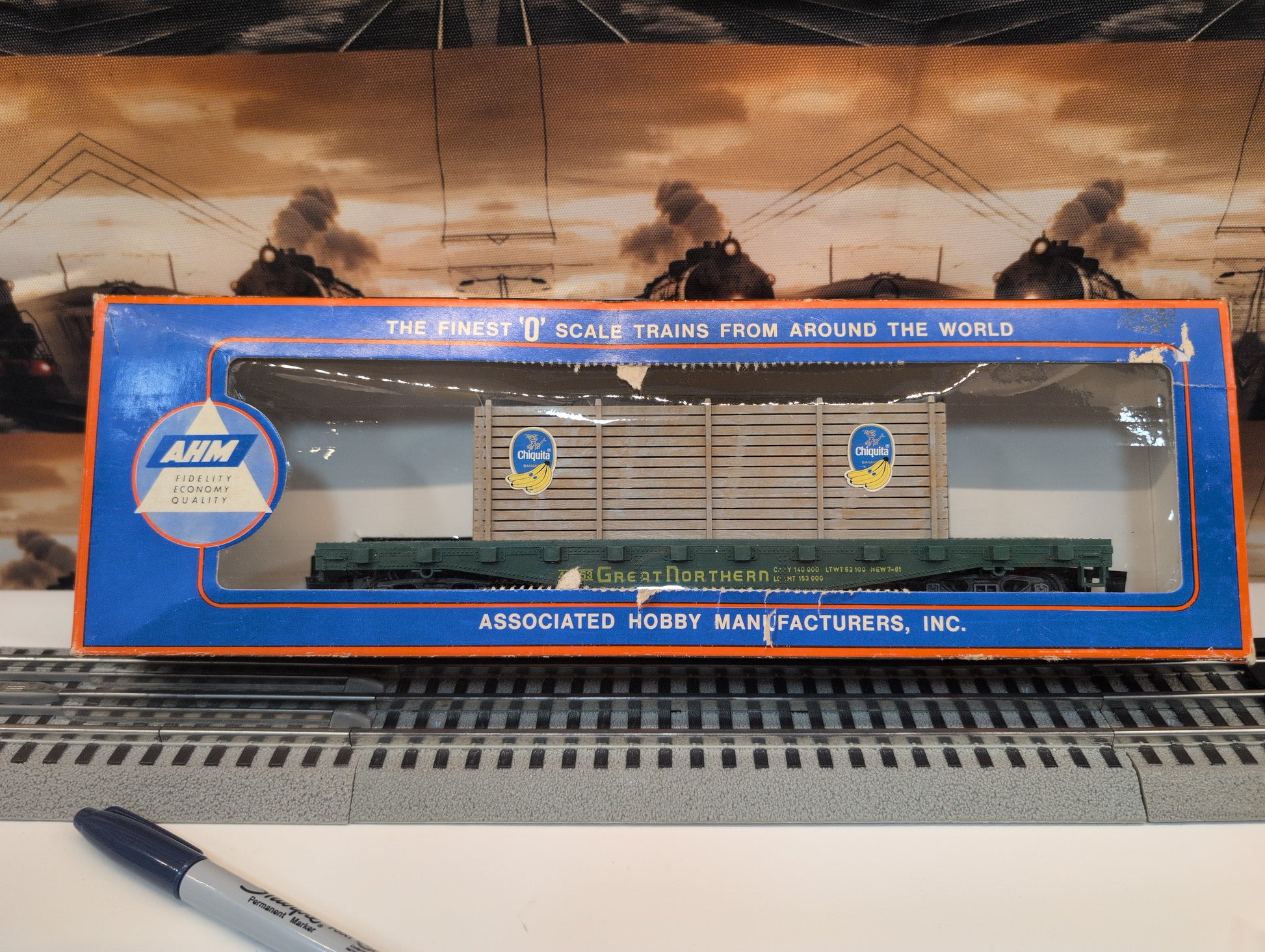 AHM Great Northern Flatcar 7301C