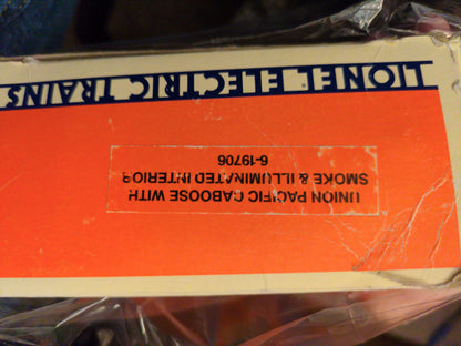 Lionel Union Pacific Caboose with smoke 6-19706
