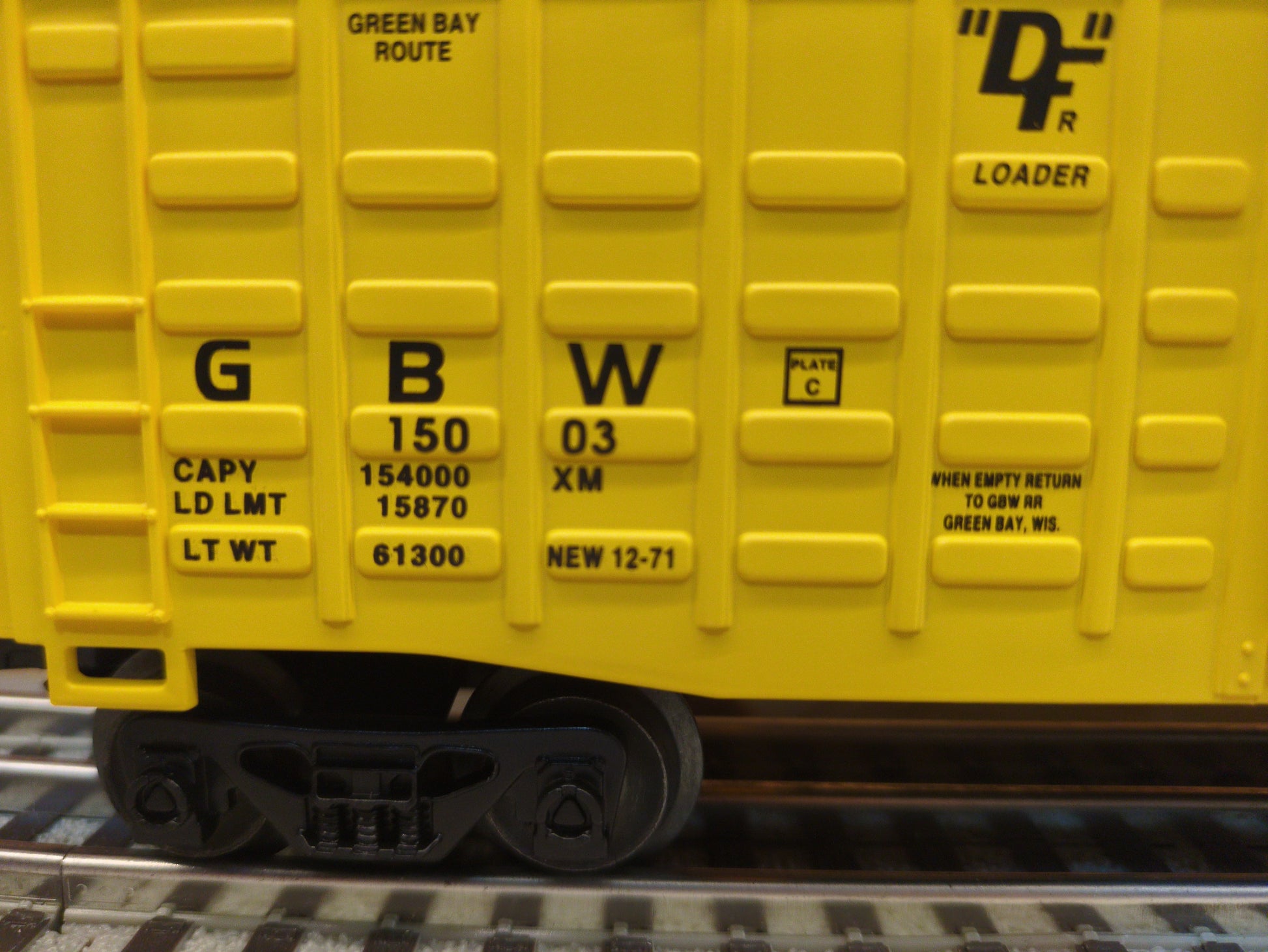 Lionel Green Bay & Western Boxcar 6-15003