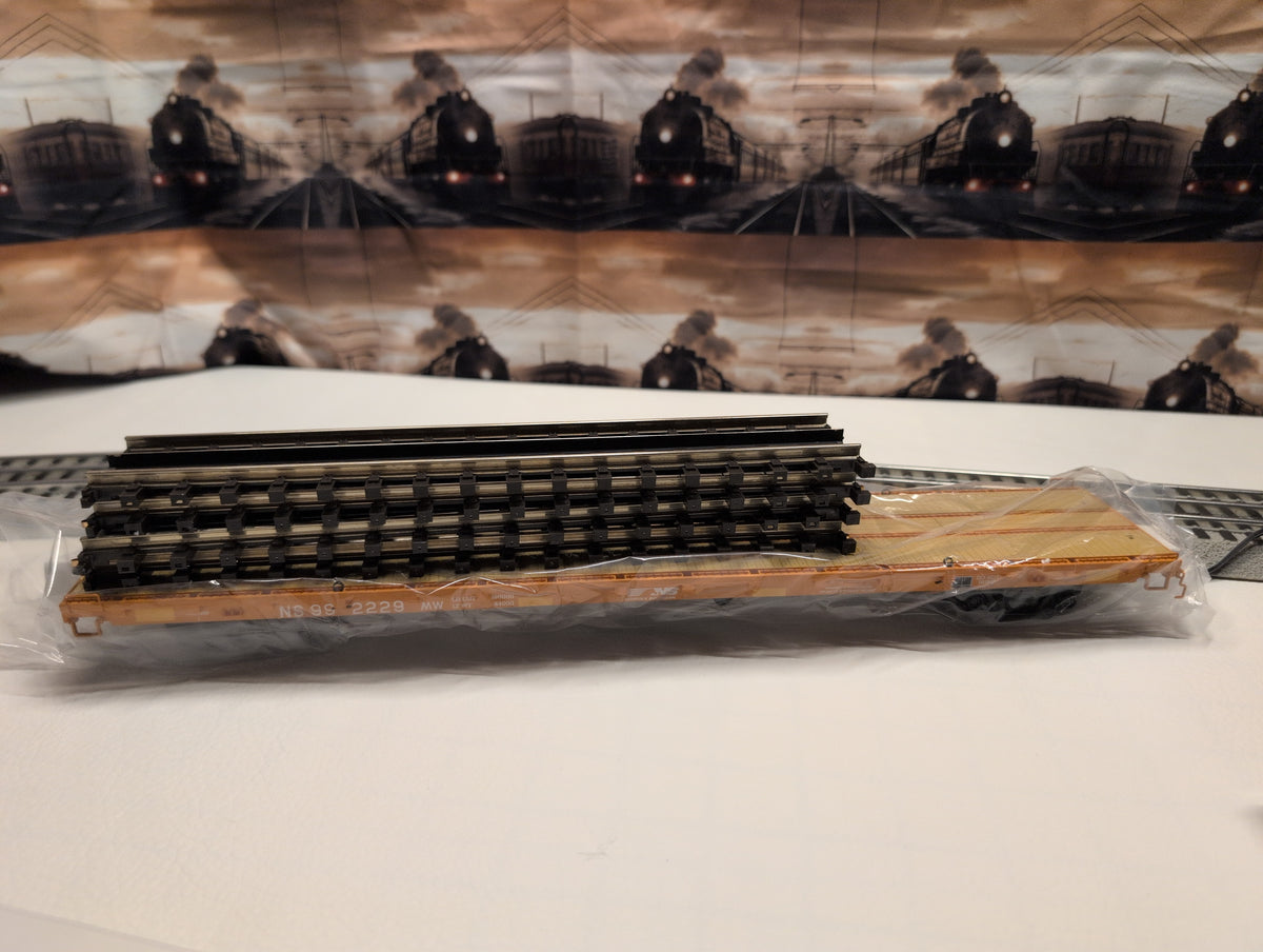 MTH Premier Norfolk Southern Flatcar with Track Load 20-95147