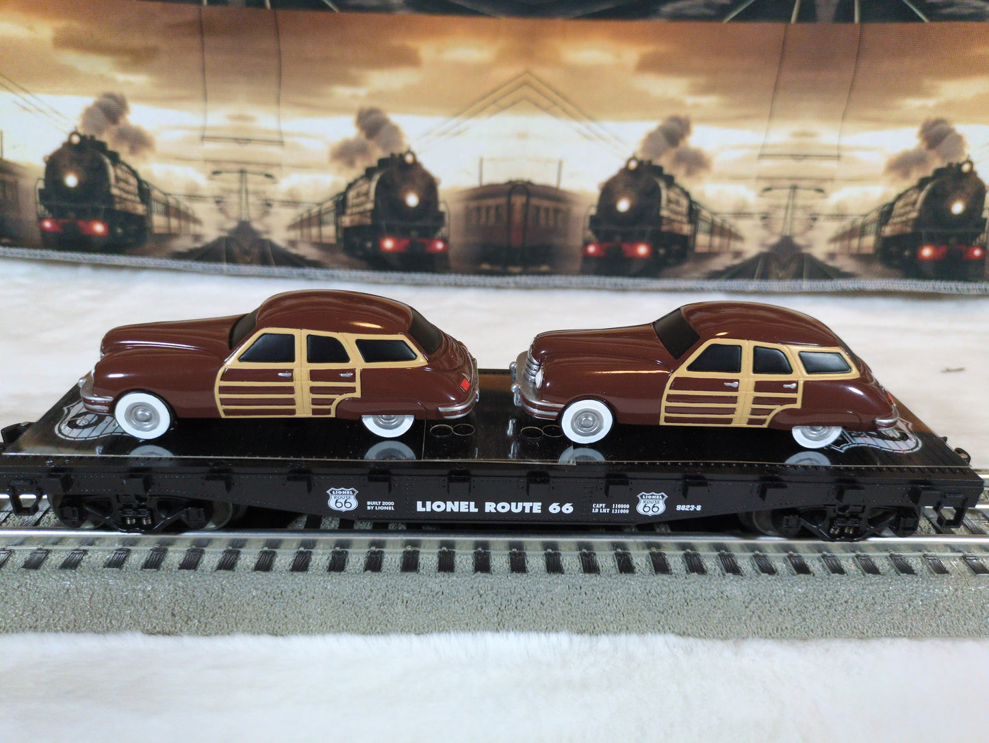 Lionel Route 66 Flatcar 6-17558