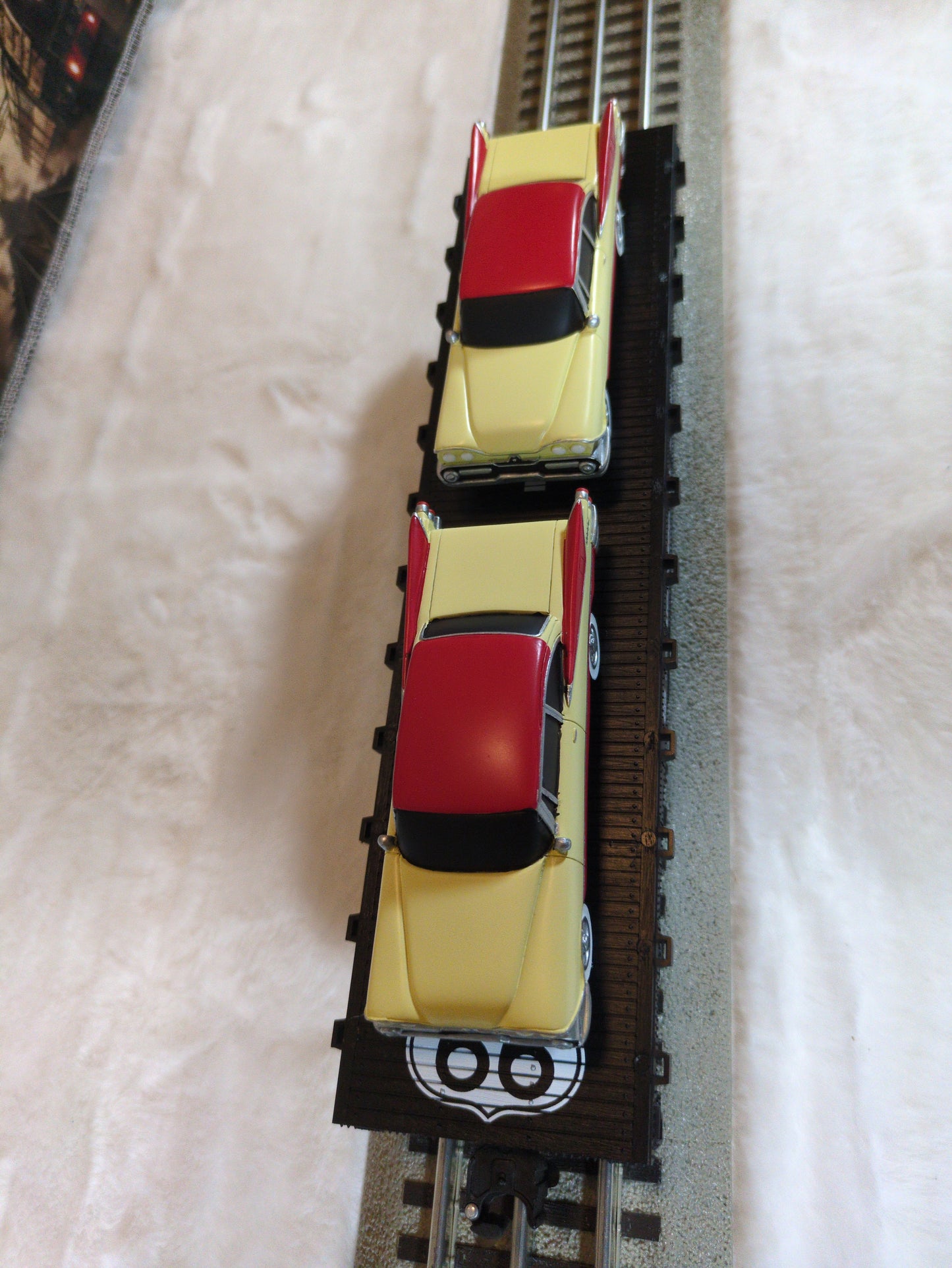 Lionel Route 66 Flatcar 6-17536