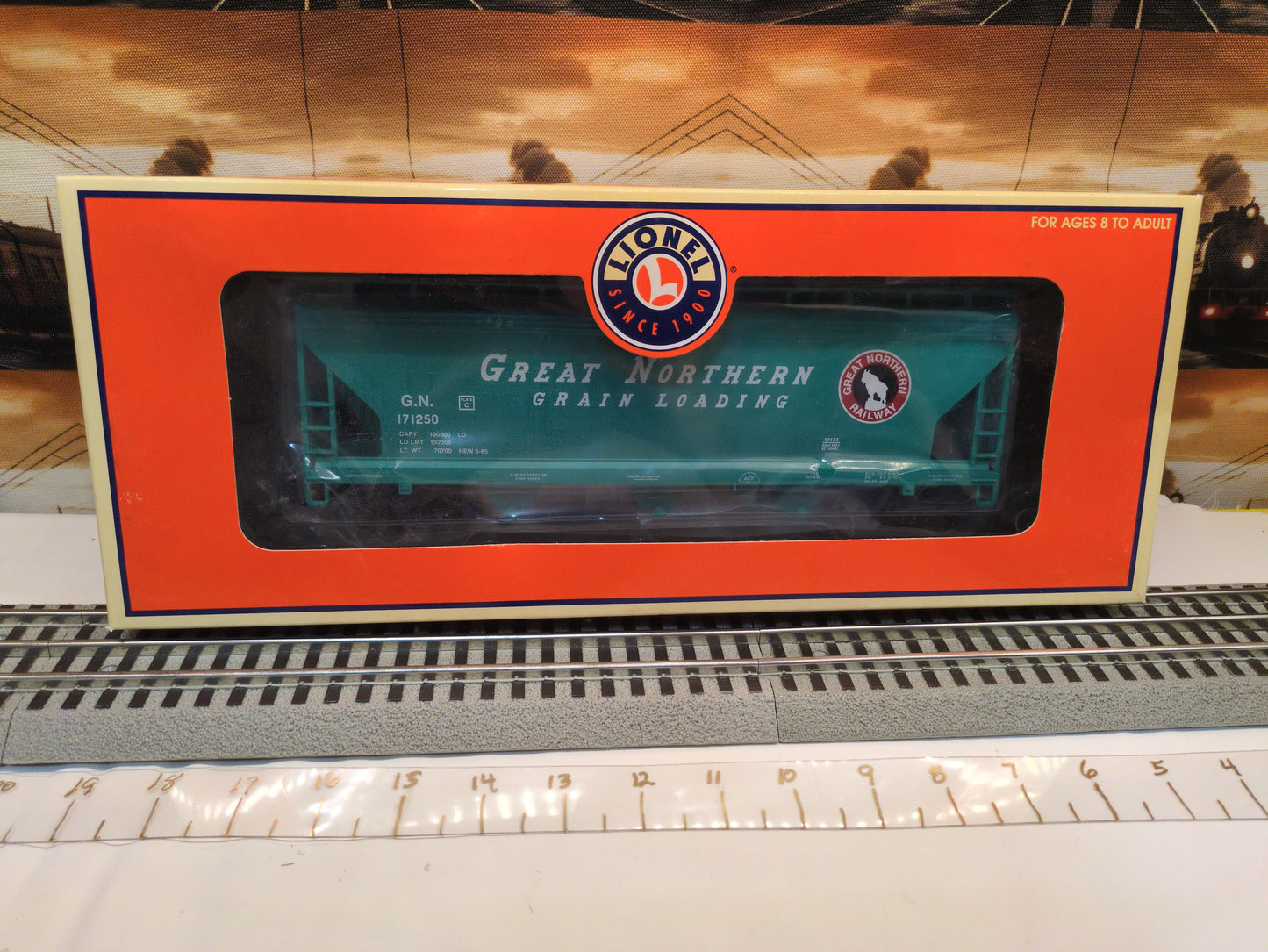 Lionel Great Northern Hopper Car 6-17174 MINT