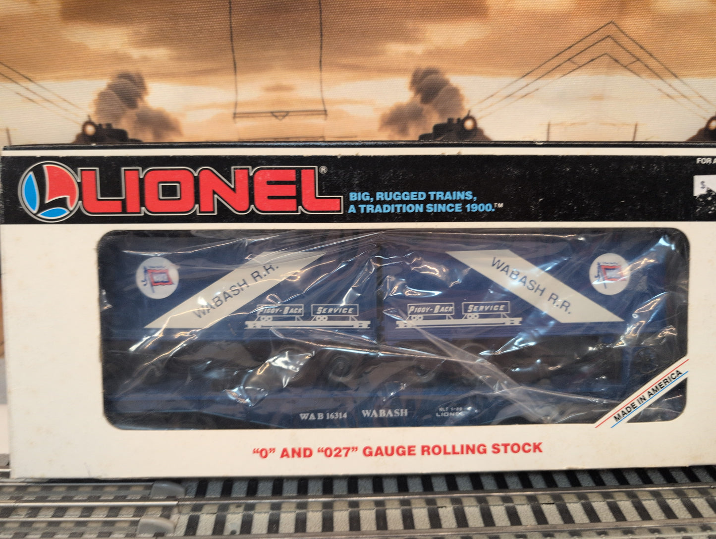 Lionel Wabash Flatcar 6-16314