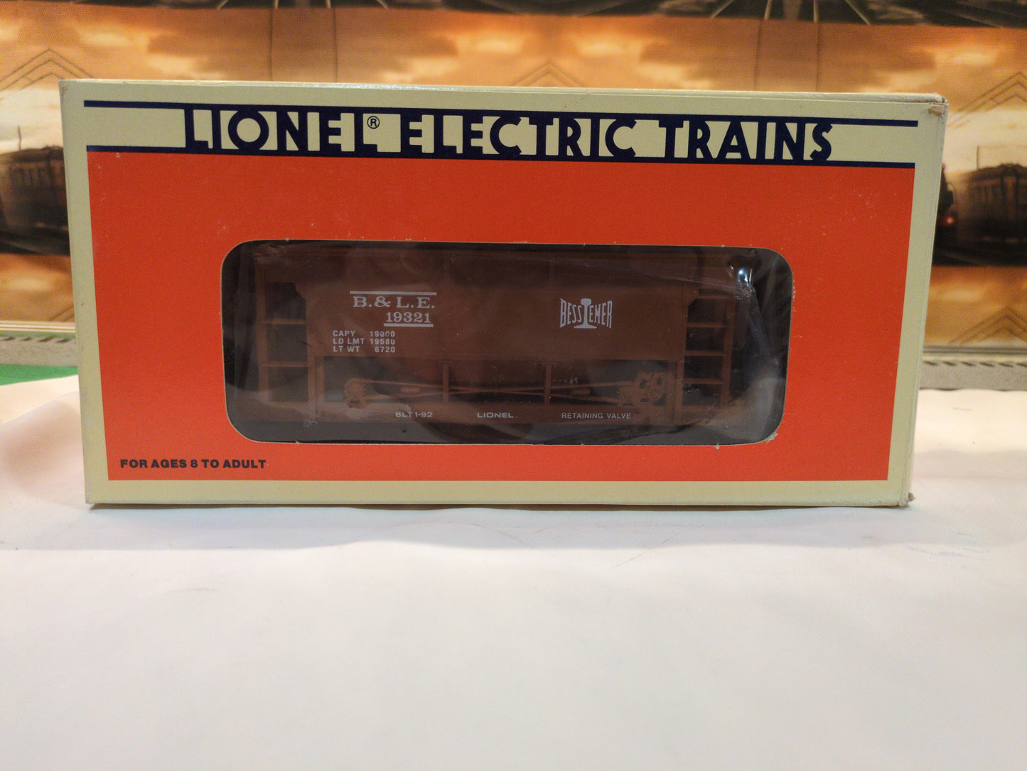 Lionel Bessemer & Lake Erie Ore Car 6-19321