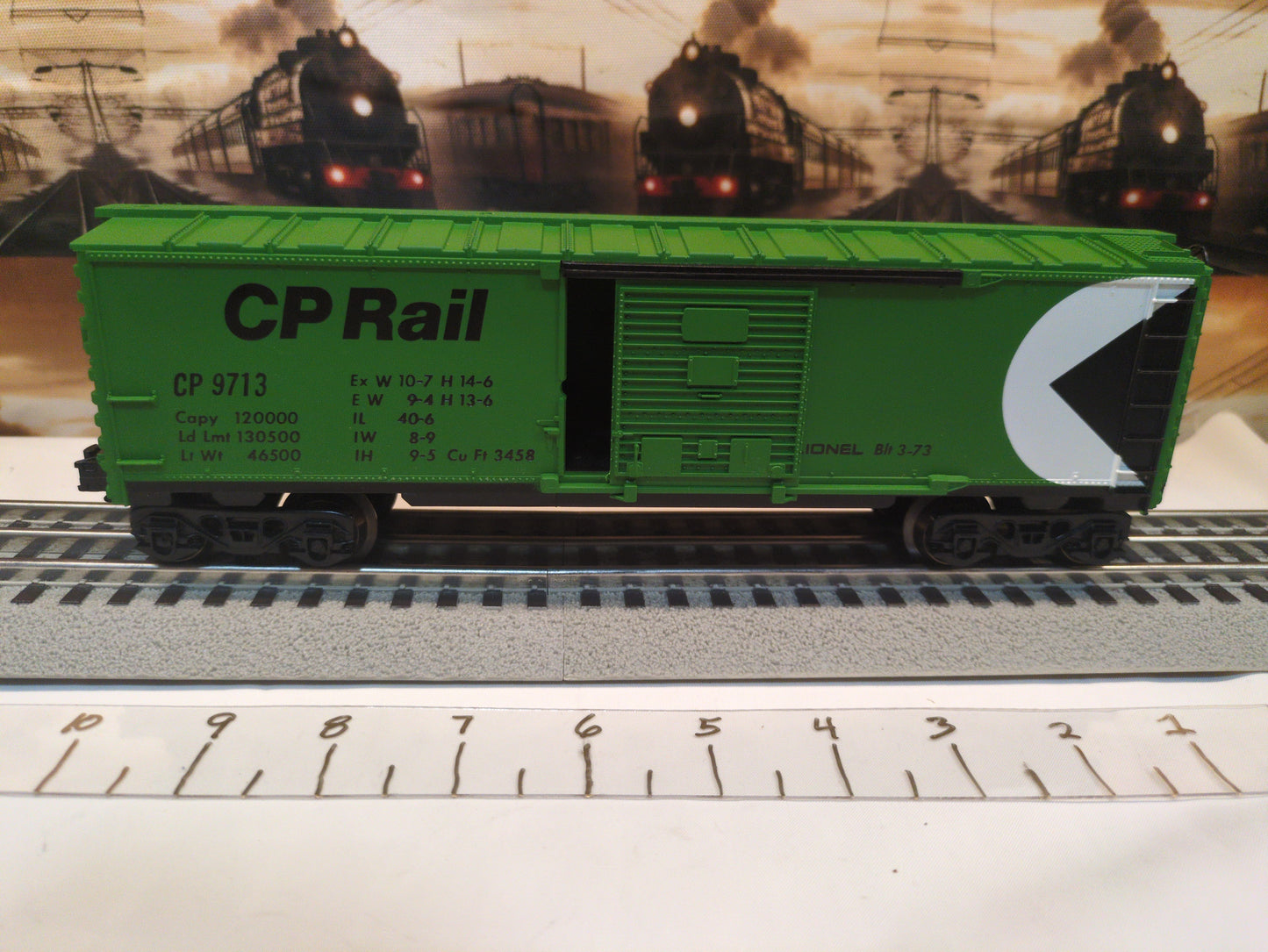 Lionel Canadian Pacific Green Box Car 6-9713