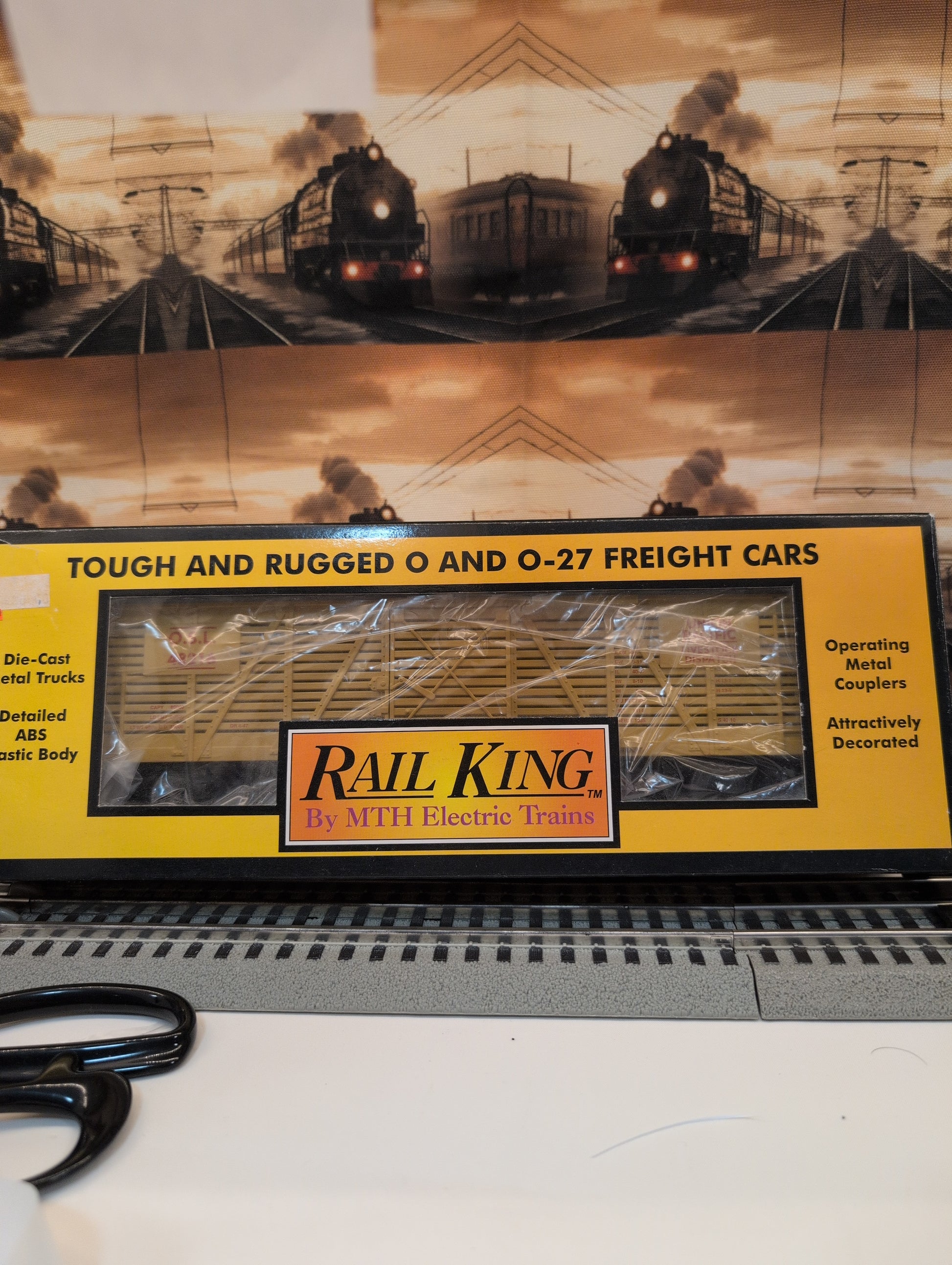 MTH RK-7107L Union Pacific Stock Car 