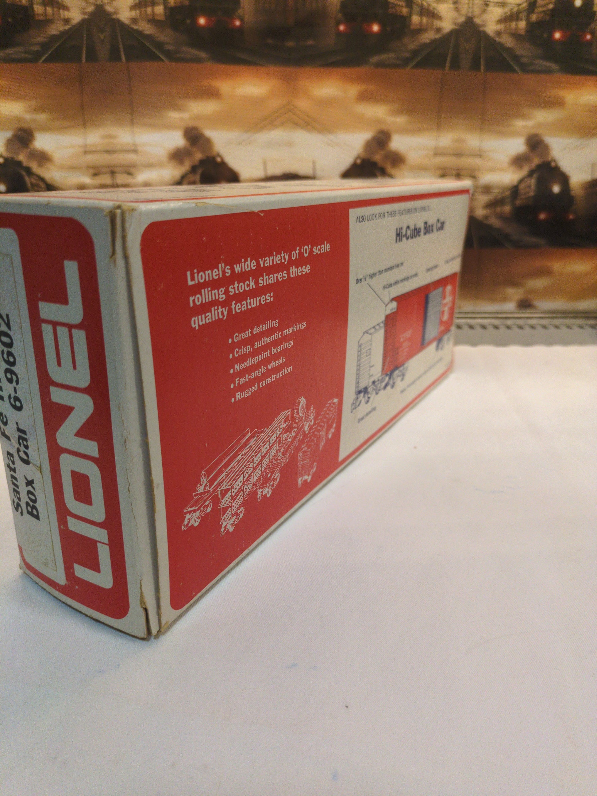 Lionel Santa Fe Hi-Cube Boxcar 6-9602