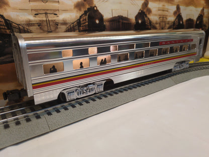 MTH 20-6122 AT&SF El Capitan Aluminum Dining Train Set 