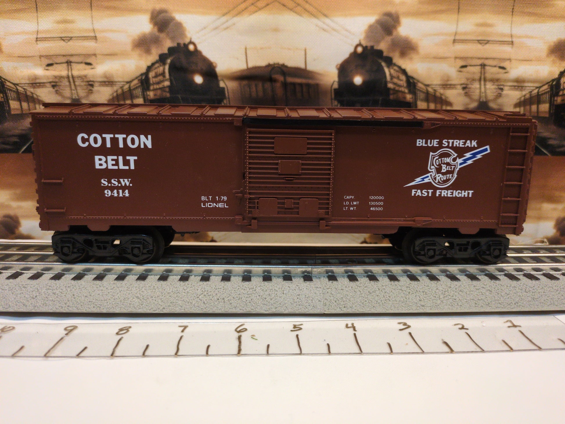 Lionel Cotton Belt Boxcar 6-9414