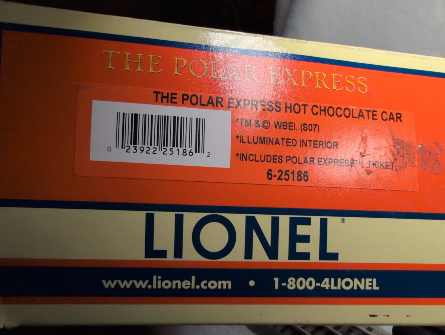 Lionel Polar Express Passenger Car 6-25186