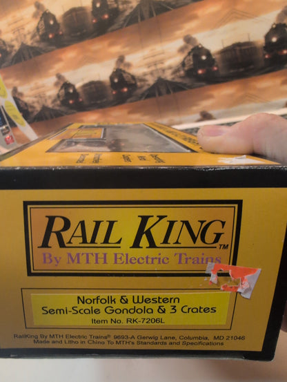 MTH RK-7206L Norfolk & Western Gondola 