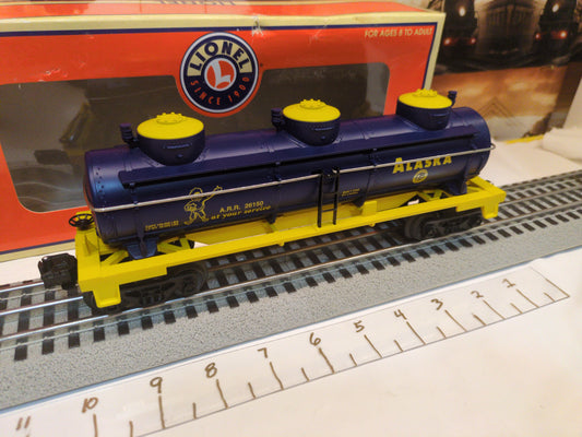 Lionel 6-26150 Alaska 3-Dome Tank Car 