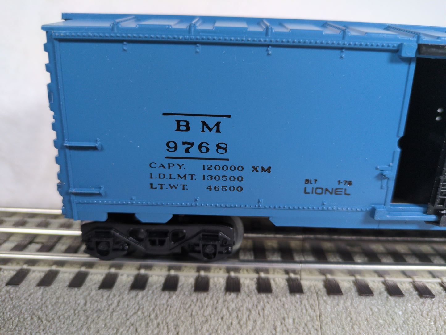 Lionel Boston and Maine Box Car 6-9768