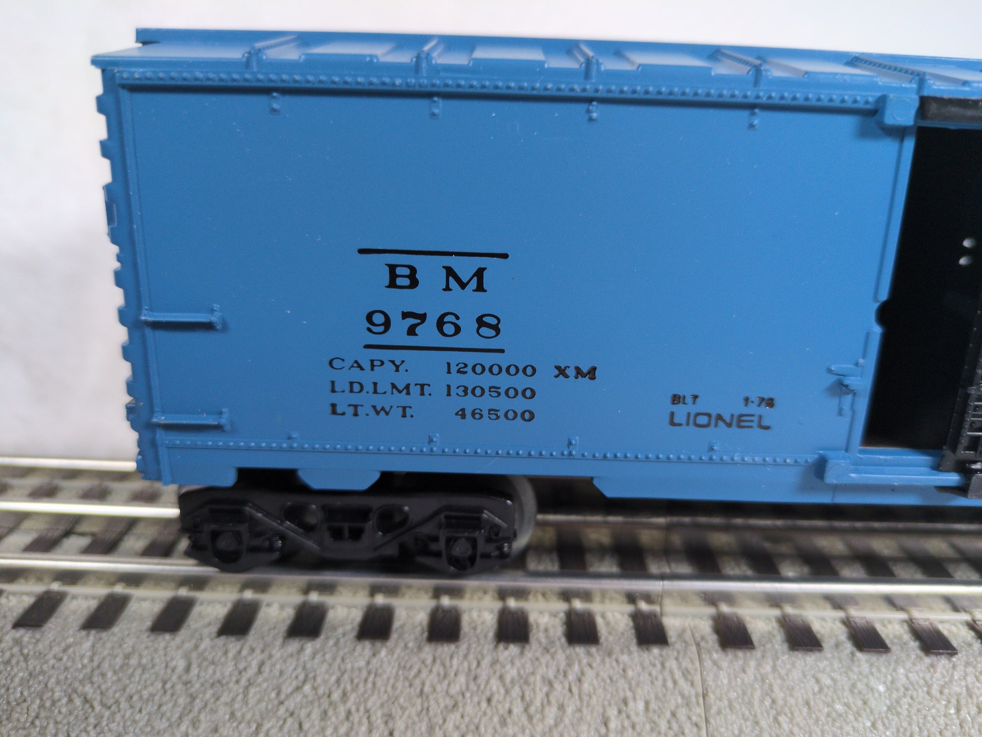 Lionel Boston and Maine Box Car 6-9768